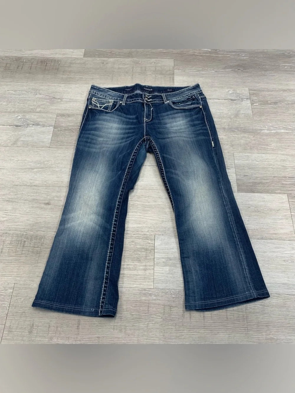 Vigoss Women's Dark Blue Bootcut Jeans
